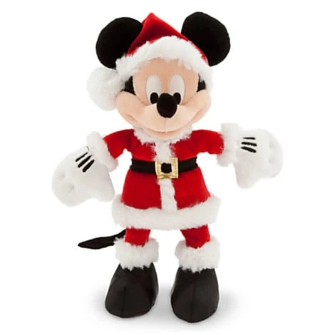 Disney Christmas Plush - Happy Holidays 2014 - Santa Mickey Mouse