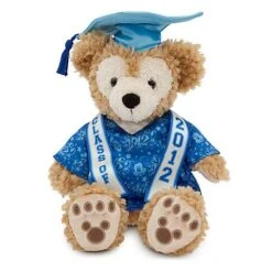 Disney Duffy Bear Plush - Class Of 2012 Graduation - 12" H -Disney Toy Stores 400006192479