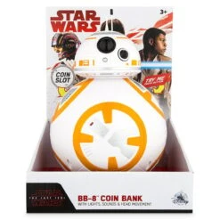 Disney Coin Bank - Star Wars The Last Jedi - BB-8 Light-Up