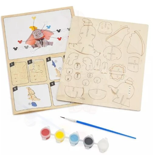 Disney 3D Wood Model & Paint Set - Dumbo - Ink & Paint - Image 2