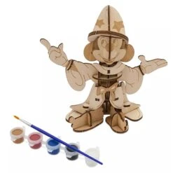 Disney 3D Wood Model & Paint Set - Sorcerer Mickey - Ink & Paint