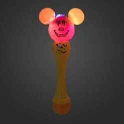 Disney Toy - Light-Up Bubble Wand - Mickey Mouse Halloween Pumpkin -Disney Toy Stores 82889 1s