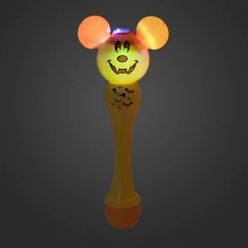 Disney Toy - Light-Up Bubble Wand - Mickey Mouse Halloween Pumpkin - Image 3